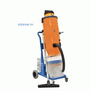 Aspirateur pour machines de ponçage parquet - Sodevak 55 avec système cyclone et moteur monophasé_1