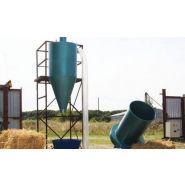 Broyeur de paille pour préparation de granulés avec cyclone ath09_1