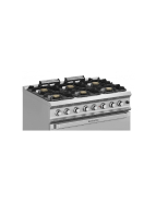 Fourneau 6 feux gaz - acier inoxydable - MBM_1