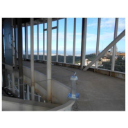 Ligne de vie à sceller sur potelets standard à chariot - dispositif d'ancrage horizontal conforme EN795:2012 classe C_1