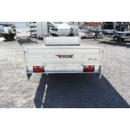 Remorque plateau avec frein - 4 anneaux d'ancrage - ERDE EXPERT XR260F - fabrication française pour usages professionnels_1