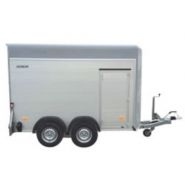 Remorque fourgon 4 polyester alu & multiplis - Mil Remorque - 1100 à 2000 kg - Double essieux freinés - Dimensions intérieures 320x167xH200 cm_1