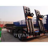 Semi-remorque porte-conteneur 45 tonnes - TITAN 2 essieux - acier haute résistance_1