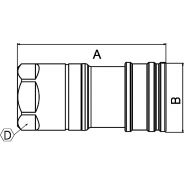 Série 788 ultraFLOW - Coupleur en acier inoxydable DN20 - CEJN_1