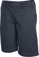 Bermuda chino femme - Réf: K768 - Kariban - 100% coton sergé - Dark Navy_1