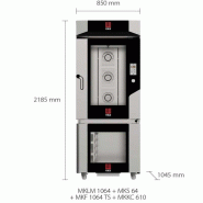 Four mixte électrique MILLENIAL Touch Screen - 10x GN 1/1 ou EN 60/40 - Tactile | Eka - MKF1016TS_1