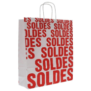 Sac kraft blanc 36x12x41 poignées torsadées - SOLDES J'M - par 50_1