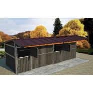 2 boxes en ligne en résine - Durabilité et confort pour chevaux - BOXRES2_1