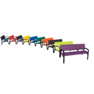 Banc public Maverick - Polyéthylène haute densité - 170 cm - Anti-UV - Anti-graffitis - Sans entretien_1