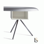 Bureau de Direction Uno - Dellarovere - Noir, Blanc_1