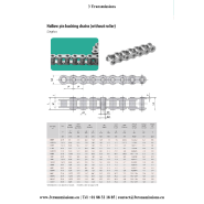 Chaîne de convoyage à axes creux sans rouleaux - En rouleau de 5 mètres ou en dévidoir_1
