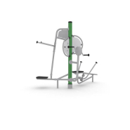 Équipement de fitness extérieur - Gym Tibas 8041326-2 - Station multi-fitness 3 en 1 - Hags_1