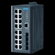 Switch Rail DIN industriel 16 ports FE + 4 Fibre SFP Managé -40°C à 75°C - Référence EKI-7720E-4FI-AE Advantech_1
