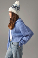 Bonnet Snowstar jacquard - Réf: B456 - Beechfield - 100% Soft-Spun Acrylic - Pom pom_1
