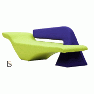 Canapé 2 places Pierce- Softline - Felt Jaune 579_1