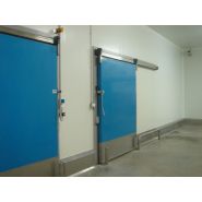 Porte de chambre froide coulissante - industisol - isotherme_1