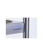 Chariot de service TOURNUS EQUIPEMENT - 3 niveaux - Montant en tube acier inoxydable - Référence 801547_1