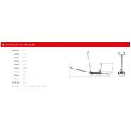 Crics rouleurs CR-100-BZ - Sam Outillage - Capacité 10T - Limiteur hydraulique et protection caoutchouc_1