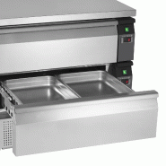 Soubassement réfrigéré UD1-2  Uni-Tiroir GN2/1 pces Inox TEFCOLD_1