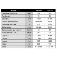 Top 130 Prestige - Générateur d’air chaud mobile à haut rendement au gaz NEVO - 130 kW - Puissance fixe et mobilité pratique_1