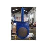 Vanne à guillotine électrique bidirectionnelle - Gangye Valve - Tige montante avec corps en fonte ductile_1