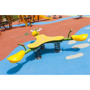 Balançoire triple feuille sur ressort - JIN-0414 - Husson International - Tranche d'âge 2-8 ans - Dimensions 2094x2369x757 mm_1