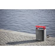 Btt-b307p - Poubelle publique en béton THP - mmcité 1 a.S. - Support sac poubelle, cendrier, capacité 120L_1