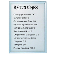 Cadre mural porte affiche clipsable en aluminium anodisé - A4 (21x29,7cm) - Gris_1