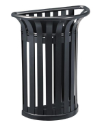 Corbeille murale en métal Tulipe - 35L - Disponible en plusieurs coloris_1