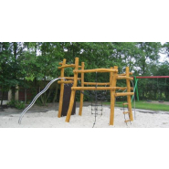 Jeu à grimper en robinier Frego 8038417 - Hags - pour enfants de 5 à 12 ans - 6,5m de long - sécurité optimale_1