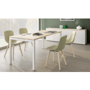 Mobilier de bureau open space - tables haute et standard - gamme Aska Columbia, design scandinave et ergonomique_1