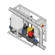 Récupérateur de chaleur pour douche Evolsys, développé pour les logements collectifs - 1115 x 731 x 482 mm - Obox C_1