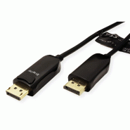 ROLINE Câble DisplayPort v1.4 (AOC), M/M, 50 m_1