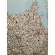 Carte sur panneau stratifié magnétique ou non magnétique