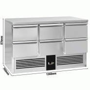 Table réfrigérée positive 6 tiroirs_1