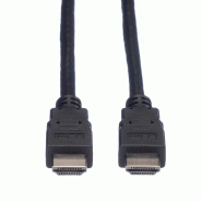 VALUE Câble de raccordement pour écran HDMI High Speed M-M, noir, 2 m_1