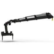 Grue auxiliaire HIAB X-HiDuo 258 - portée hydraulique de 11,7 à 16,2 m - commande radio et construction haute résistance_1