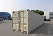 Conteneur 40' High Cube avec hauteur augmentée et volume de 76m3