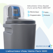 Adoucisseur d'eau 25l fleck 5800 sxt monobloc volumétrique + kit installation fabrication française_1
