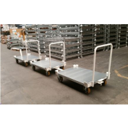 Base roulante « classique » 4/6 roues - modulable et personnalisée - pour charges jusqu'à 500 kg sur allées larges_1