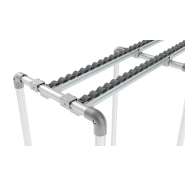 Rail à rouleaux économique, durable et à fonctionnement fluide - 12 pièces -XST R28_1