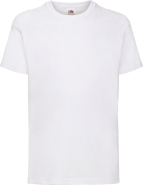 T-shirt enfant Valueweight (61-033-0) - Réf: SC221B - Fruit of the Loom - 100% coton - Taille 14/15 ans - Couleur White_1