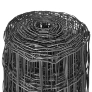 Vidaxl clôture euro acier 25 x 1 m gris 142526_1
