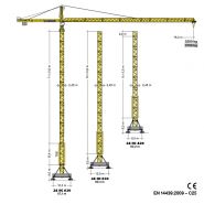 420 EC-H 16 High-Top - Grue à tour Liebherr - Hauteur sous crochet 87,10 m - Capacité max. 16 000 kg_1