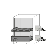 Armoire d'entreposage BATTERY STORE ION-CHARGE-90 modèle IO90.078.059.057.U9.S - Réf 39354-247-39478_1