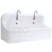 Auge chirurgicale conçue pour le lavage chirurgical complet des mains et des avant-bras jusqu'aux coudes - 2 postes SURG 2