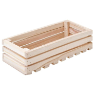 Cagette de présentation en bois 21,6x10,2x6cm_1