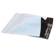 Pochette plastique opaque blanche 45x55 cm + 6cm - par 100_1
