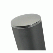 Potelet tête Inox brossé Ø 76mm & Ø 114mm_1