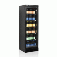 Vitrine réfrigérée noire EDRINK-38SE/Z6 - 347 l, 5 grilles réglables 490x360 mm, froid positif ventilé_1